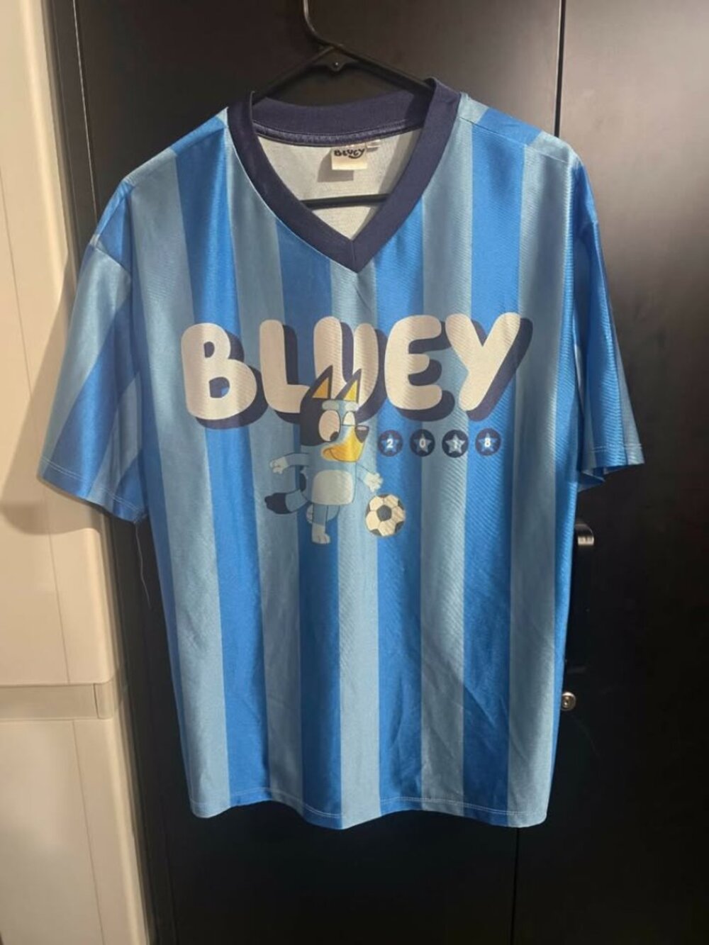 Bluey Soccer Jersey Size Medium